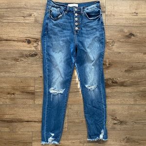 KanCan Button-fly boyfriend fit